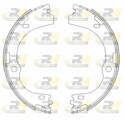 Stabdžių trinkelė, stovėjimo stabdys ROADHOUSE 4500.00