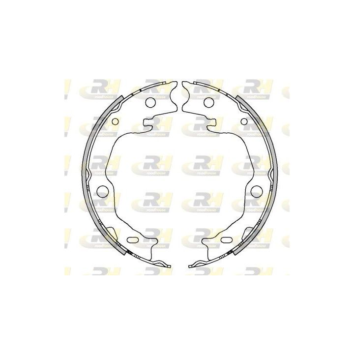 Stabdžių trinkelė, stovėjimo stabdys ROADHOUSE 4503.00