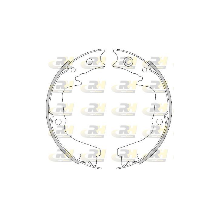 Stabdžių trinkelė, stovėjimo stabdys ROADHOUSE 4519.00