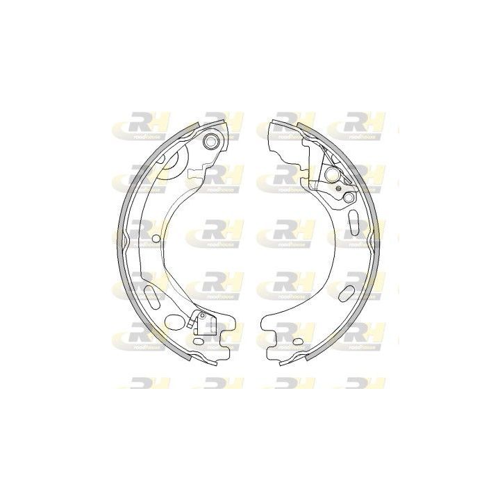 Stabdžių trinkelė, stovėjimo stabdys ROADHOUSE 4520.00