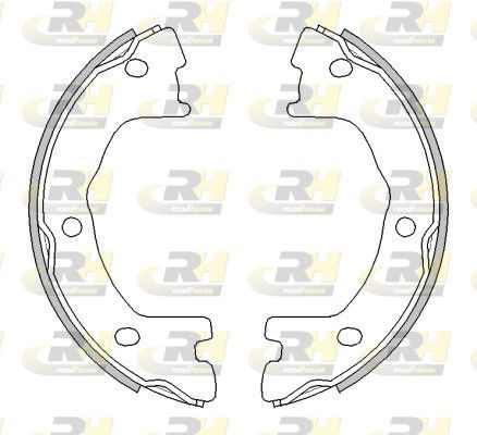 Stabdžių trinkelė, stovėjimo stabdys ROADHOUSE 4524.00