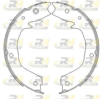 Stabdžių trinkelė, stovėjimo stabdys ROADHOUSE 4541.00