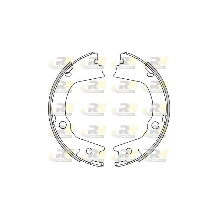 Stabdžių trinkelė, stovėjimo stabdys ROADHOUSE 4602.00