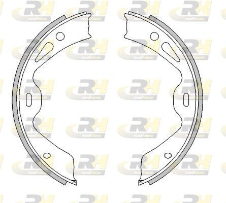 Stabdžių trinkelė, stovėjimo stabdys ROADHOUSE 4603.00