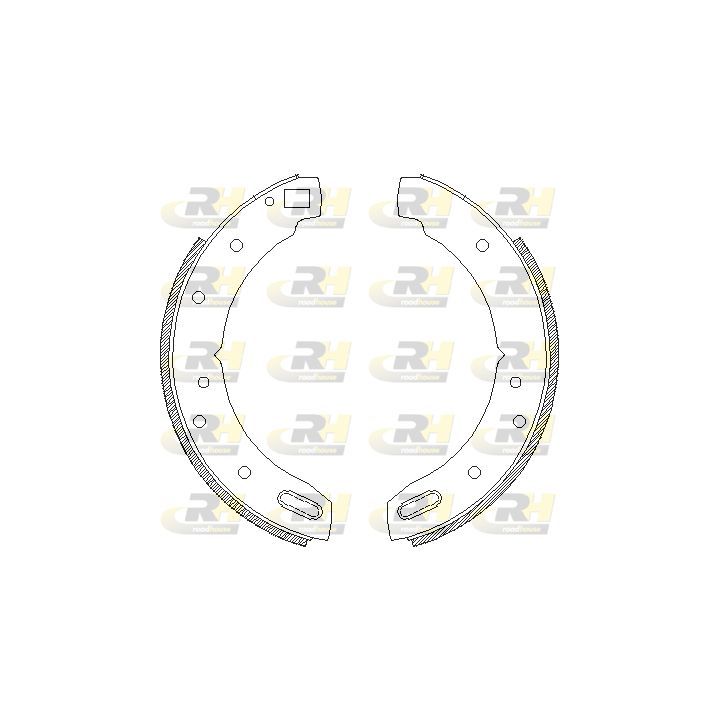 Stabdžių trinkelė, stovėjimo stabdys ROADHOUSE 4604.00