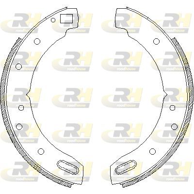 Stabdžių trinkelė, stovėjimo stabdys ROADHOUSE 4604.00