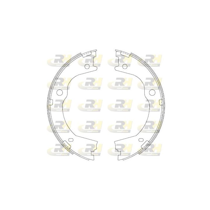 Stabdžių trinkelė, stovėjimo stabdys ROADHOUSE 4609.00