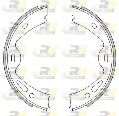 Stabdžių trinkelė, stovėjimo stabdys ROADHOUSE 4613.00