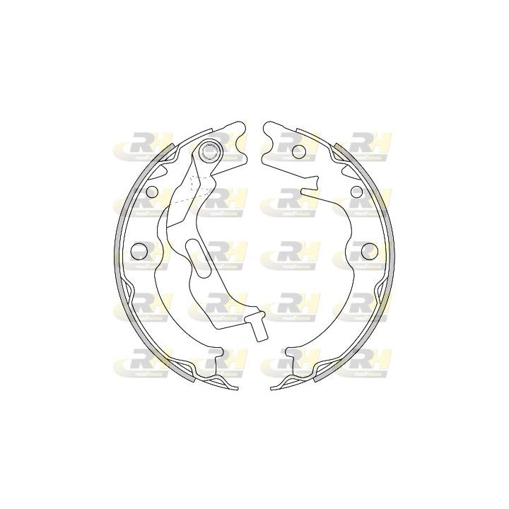 Stabdžių trinkelė, stovėjimo stabdys ROADHOUSE 4627.00