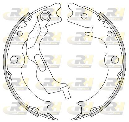 Stabdžių trinkelė, stovėjimo stabdys ROADHOUSE 4627.00