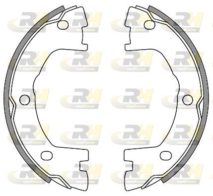 Stabdžių trinkelė, stovėjimo stabdys ROADHOUSE 4640.00