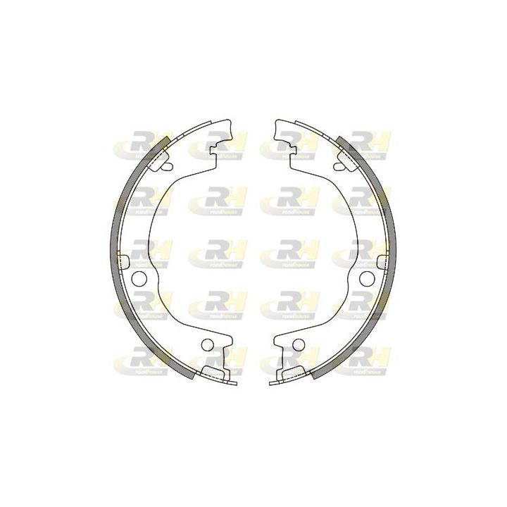 Stabdžių trinkelė, stovėjimo stabdys ROADHOUSE 4644.00