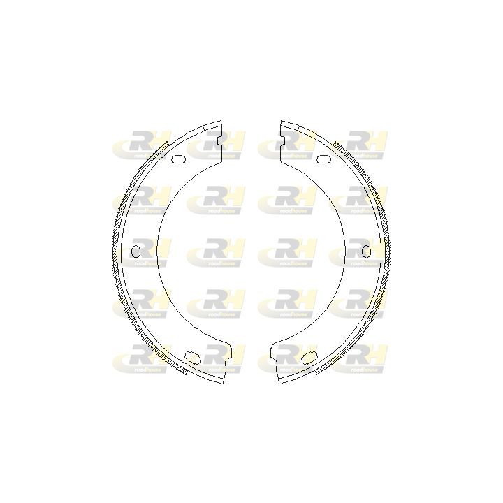 Stabdžių trinkelė, stovėjimo stabdys ROADHOUSE 4652.00