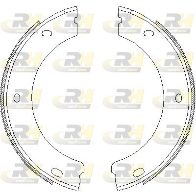 Stabdžių trinkelė, stovėjimo stabdys ROADHOUSE 4652.00