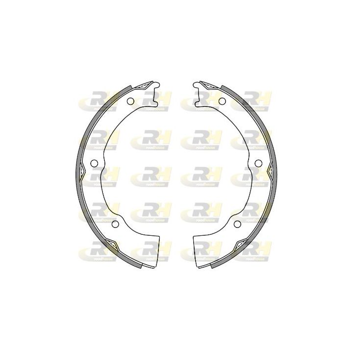 Stabdžių trinkelė, stovėjimo stabdys ROADHOUSE 4654.00