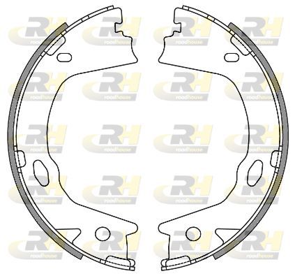 Stabdžių trinkelė, stovėjimo stabdys ROADHOUSE 4657.00