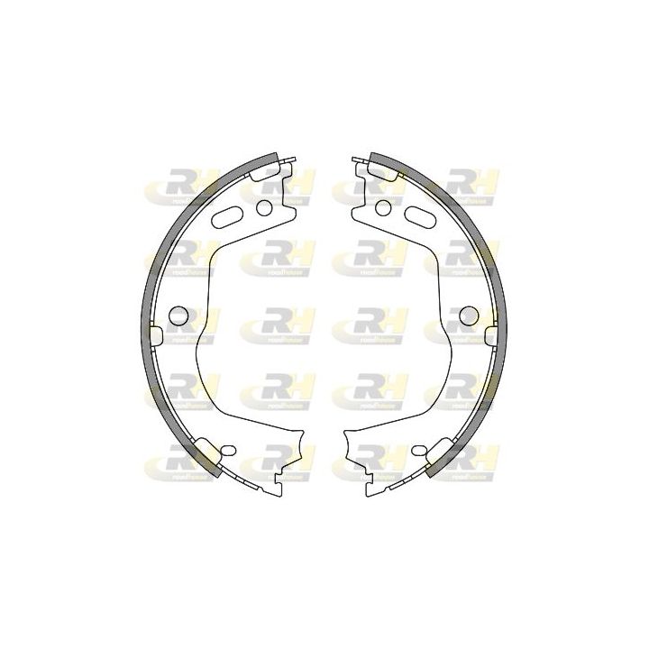 Stabdžių trinkelė, stovėjimo stabdys ROADHOUSE 4666.00