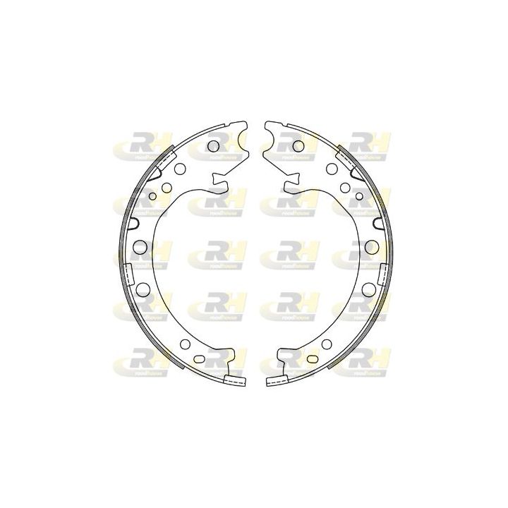 Stabdžių trinkelė, stovėjimo stabdys ROADHOUSE 4667.00