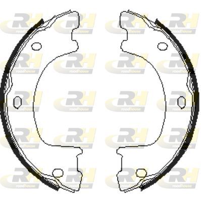 Stabdžių trinkelė, stovėjimo stabdys ROADHOUSE 4674.00