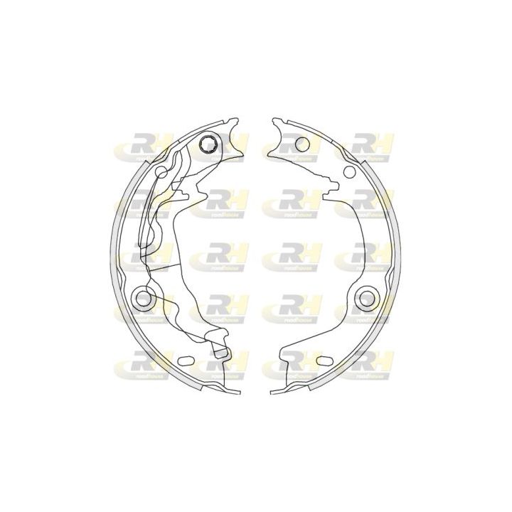 Stabdžių trinkelė, stovėjimo stabdys ROADHOUSE 4676.00