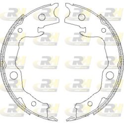 Stabdžių trinkelė, stovėjimo stabdys ROADHOUSE 4677.00