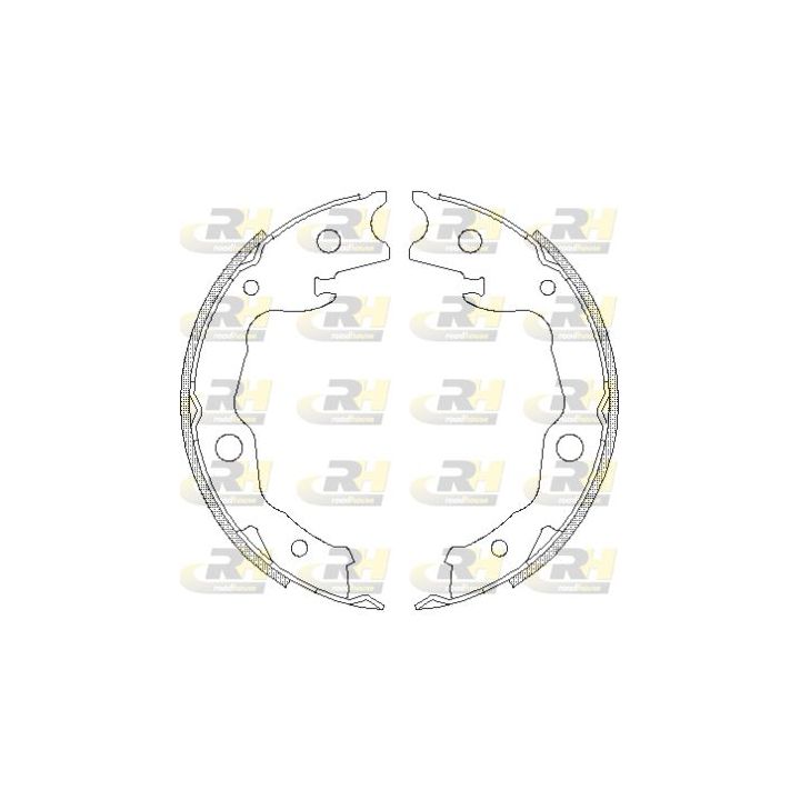 Stabdžių trinkelė, stovėjimo stabdys ROADHOUSE 4677.00