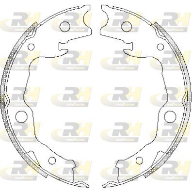Stabdžių trinkelė, stovėjimo stabdys ROADHOUSE 4677.00