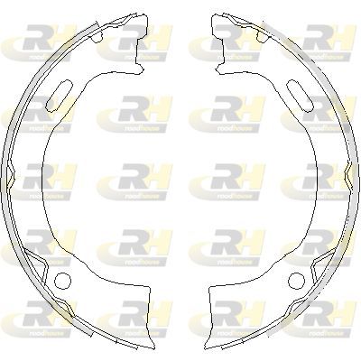 Stabdžių trinkelė, stovėjimo stabdys ROADHOUSE 4695.00