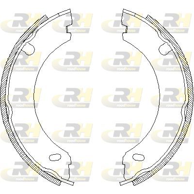 Stabdžių trinkelė, stovėjimo stabdys ROADHOUSE 4696.00