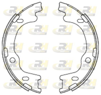 Stabdžių trinkelė, stovėjimo stabdys ROADHOUSE 4699.00