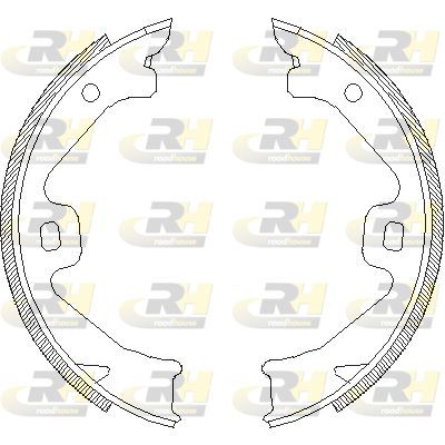 Stabdžių trinkelė, stovėjimo stabdys ROADHOUSE 4704.00