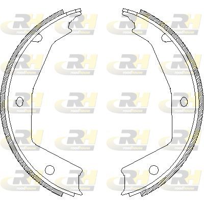 Stabdžių trinkelė, stovėjimo stabdys ROADHOUSE 4705.00