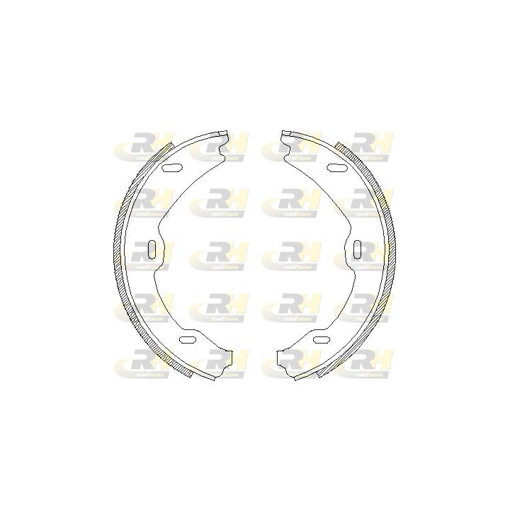 Stabdžių trinkelė, stovėjimo stabdys ROADHOUSE 4706.01