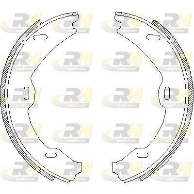 Stabdžių trinkelė, stovėjimo stabdys ROADHOUSE 4706.01