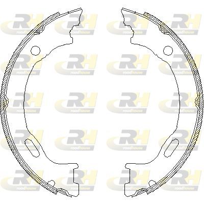 Stabdžių trinkelė, stovėjimo stabdys ROADHOUSE 4707.01