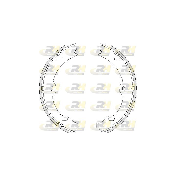 Stabdžių trinkelė, stovėjimo stabdys ROADHOUSE 4708.00