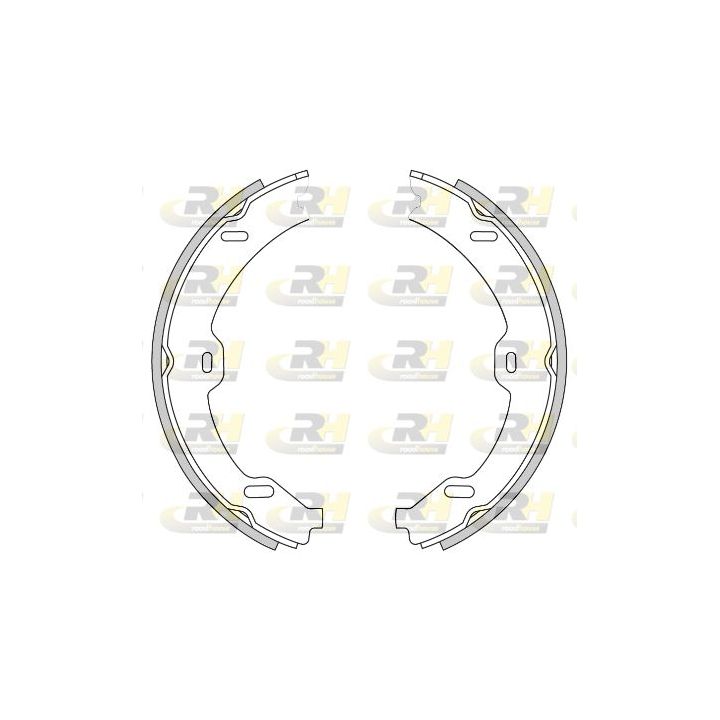 Stabdžių trinkelė, stovėjimo stabdys ROADHOUSE 4708.01