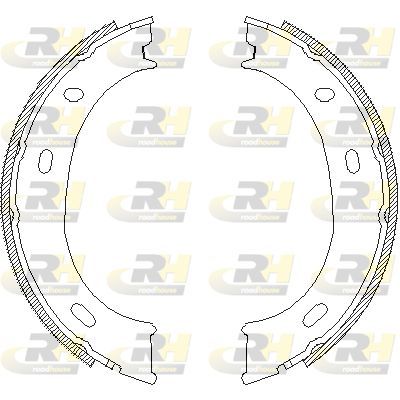 Stabdžių trinkelė, stovėjimo stabdys ROADHOUSE 4710.01