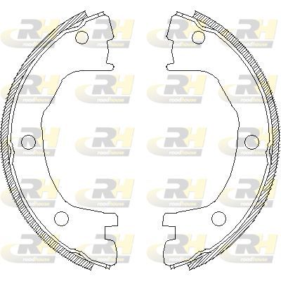 Stabdžių trinkelė, stovėjimo stabdys ROADHOUSE 4712.00