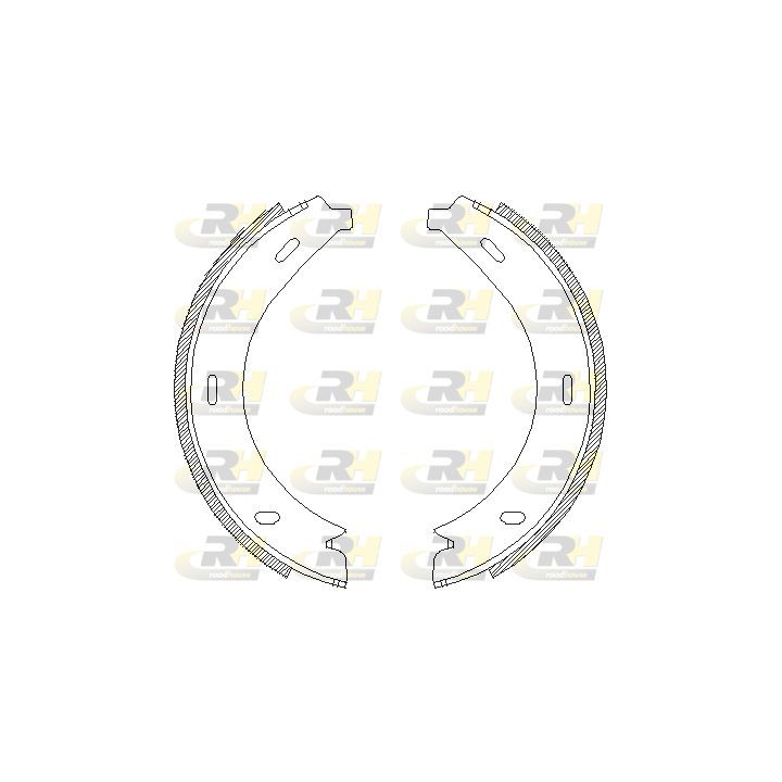 Stabdžių trinkelė, stovėjimo stabdys ROADHOUSE 4713.00