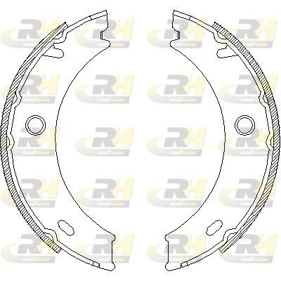 Stabdžių trinkelė, stovėjimo stabdys ROADHOUSE 4714.01