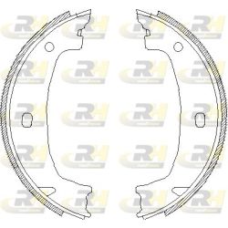 Stabdžių trinkelė, stovėjimo stabdys ROADHOUSE 4715.00