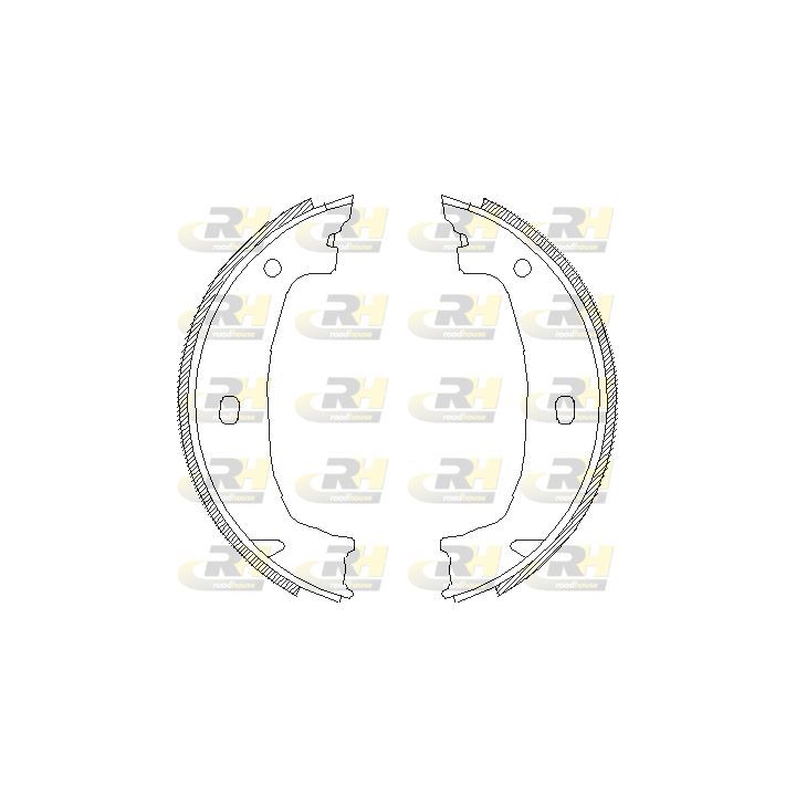 Stabdžių trinkelė, stovėjimo stabdys ROADHOUSE 4715.00