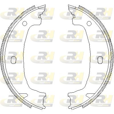 Stabdžių trinkelė, stovėjimo stabdys ROADHOUSE 4715.00