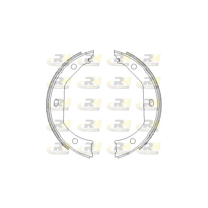 Stabdžių trinkelė, stovėjimo stabdys ROADHOUSE 4716.00