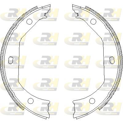 Stabdžių trinkelė, stovėjimo stabdys ROADHOUSE 4716.00