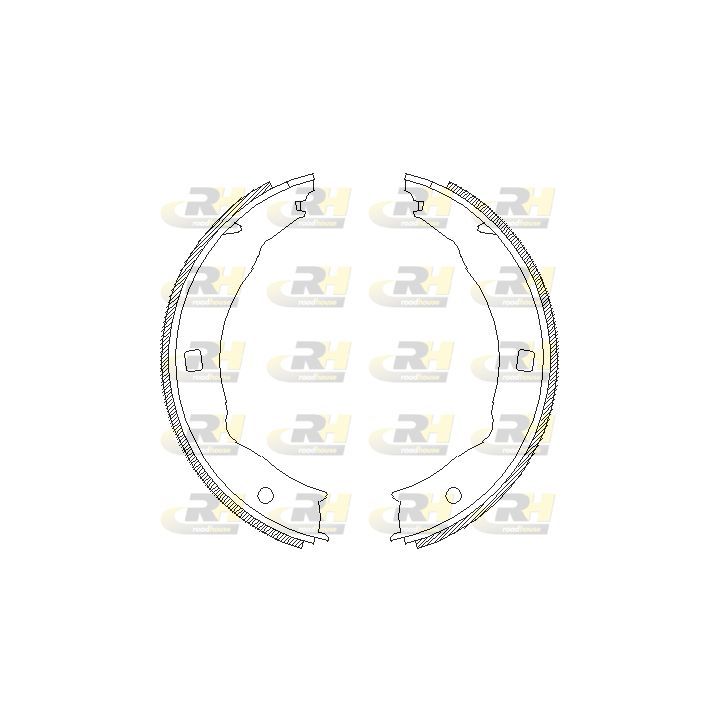 Stabdžių trinkelė, stovėjimo stabdys ROADHOUSE 4717.00