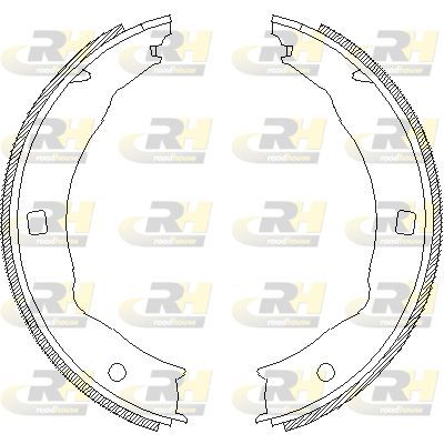 Stabdžių trinkelė, stovėjimo stabdys ROADHOUSE 4717.00