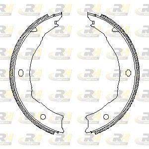 Stabdžių trinkelė, stovėjimo stabdys ROADHOUSE 4717.01