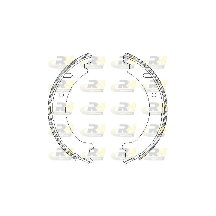 Stabdžių trinkelė, stovėjimo stabdys ROADHOUSE 4721.00